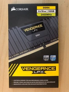 Corsair Vengeance LPX DDR4 2x16GB 2400MHz, CMK32GX4M2A2400C16 - Picture 1 of 5