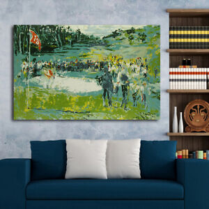 Canvas Art Print Painting LeRoy Neiman Tournament Golf Home Wall Decor 20x30