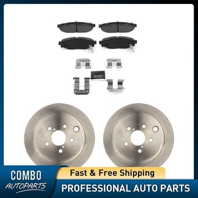 Pastilhas de freio traseiras de cerâmica para rotores de freio se encaixam em 2013 2014 2015 2016 Scion FR-S 2.0L - Imagem 1 de 3