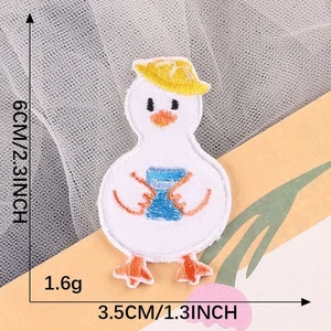 Fun and Colorful Duck Patch Set for Personalizing Clothes and Accessories - Picture 1 of 12