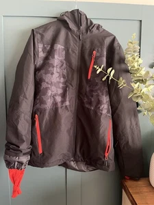 Crivit Mens Black Outdoor Jacket Size S Waterproof Windproof Breathable - Picture 1 of 13
