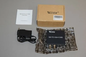 New Open Box WiiStar SDI to VGA CVBS Converter with SDI Loop Out - Picture 1 of 1