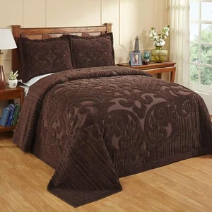 Better Trends Bedspreads 100% Cotton Chenille Bedspread Coverlet Luxurious - Picture 1 of 2