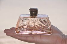 Vintage Fine Art Deco Pink Unique Shape Glass Perfume Bottle , Collectible
