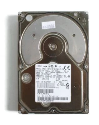 Hdd, 9gb scsi, dnes-309170, 68 pin, 3.5" ibm - Image 1 of 3