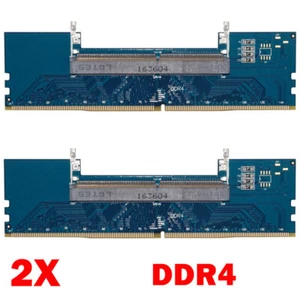 2Pack Laptop DDR4 RAM to Desktop Adapter Card Memory Tester SO DIMM to DDR4 NEW - Picture 1 of 14
