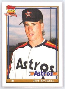 1991 Topps Traded Jeff Bagwell #4T RC Rookie   Houston Astros