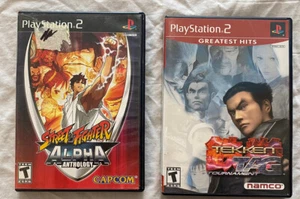 Street Fighter PS2 Menge Bundle mit 2 Spielen, Alpha Anthologie/Tekken Tag komplett - Bild 1 von 7