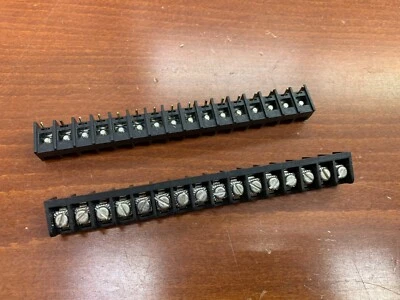 2-PCS RDI Barrier Strip Terminal Block 6PCV-16 6PVC16006 - Image 1 of 3