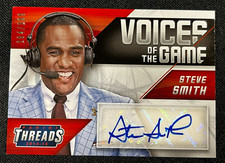 2014-15 Panini Threads Voice of the Game Steve Smith #6 Auto Card #RD 204/299 AA