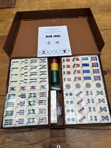 New Old Stock Vintage Mahjong Mah Jong Set Large 144 . - Picture 1 of 12