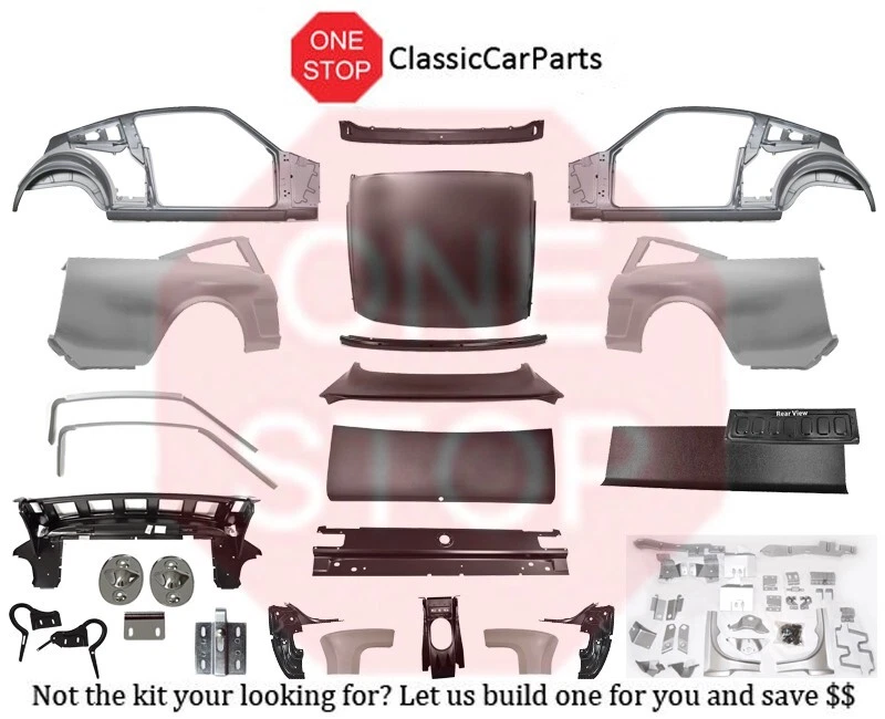 1965 1966 Coupe To Fastback COMPLETE CONVERSION KIT Hardtop Ford Mustang - Imagem 1 de 4