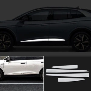 For Volkswagen ID.4 2021-23 Silver Steel Side Door Body Guard Molding Cover Trim - Picture 1 of 7