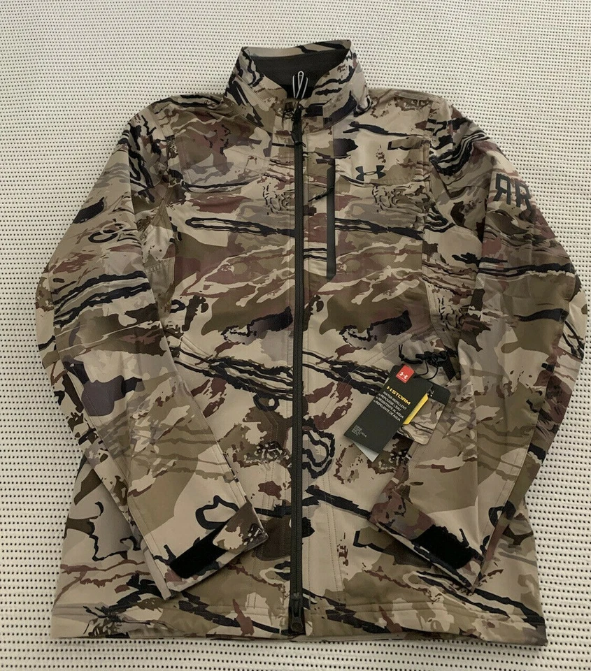 Men's Under Armour Ridge Reaper Raider Hunting Camouflage Jacket Sz Small