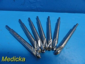 7X Stryker Howmedica Osteonics 3313-3000 (3/8) Orthopaedic Drill Bits ~ 19635 - Picture 1 of 12