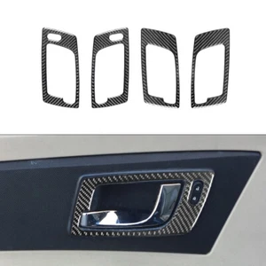 4 piezas cubierta de manija interior de fibra de carbono para Cadillac CTS 2003-2007 - Imagen 1 de 18