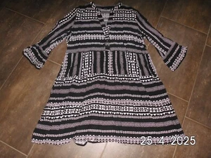Tunika Kleid von esmara, Gr. L, (44/46) schwarz, weiße Farbnuancen, top Outfit! - Bild 1 von 4