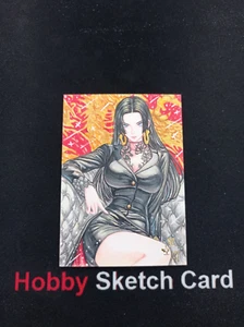 XingKong  Studio One Piece Boa·Hancock Sketch Card by Aba 1/1 - Picture 1 of 2