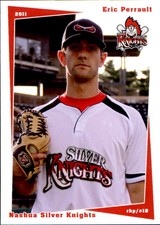 2011 Nashua Silver Knights Grandstand #21 Eric Perrault Salem New Hampshire Card