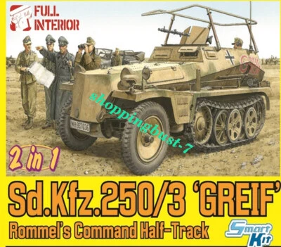 DRAGON 6911 1/35 Sd.Kfz.250/3 'Greif" Rommel's Command Half-Track Upgrade - Image 1 of 2