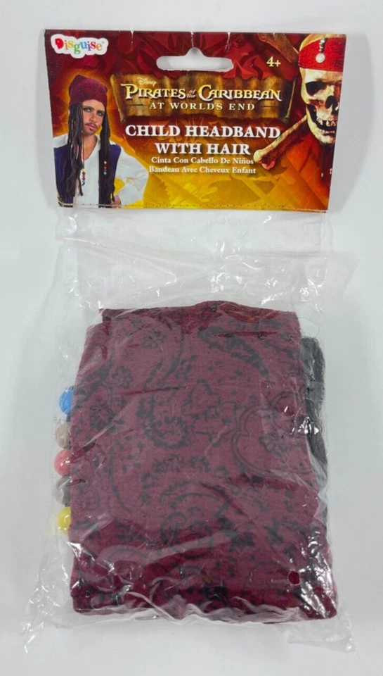 Disfraz - Diadema Jack Sparrow Niño con Pelo - Accesorio de Disfraz - Pirata Foto 1 de 2