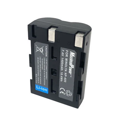 Batería de reabastecimiento de combustible para KONICA MINOLTA NP-400 DiMAGE A1, DiMAGE A2 Dynax 5D 7D4 Foto 1 de 4