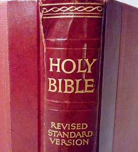 Vtg 1952 Holy Bible #2 Revised Standard Version Thomas Nelson Red Cover - Picture 1 of 11