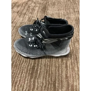 Under Armour Highlight Franchise Black & Grey Football Cleats 6Y - Picture 1 of 3