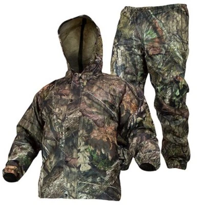 Compass 360 SporTek T-50 Hunting Mossy Oak Break-Up Jacket/Pants 2 pc Rain Suit - Image 1 of 4