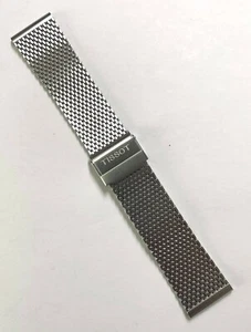 Original Tissot Seastar 21mm (FITS T120407A ONLY) Steel Mesh Watch Band Bracelet - Picture 1 of 3