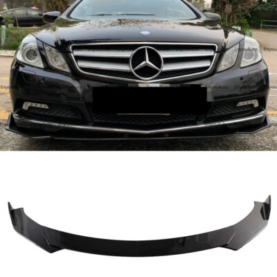 For Mercedes-Benz CLS350 CLS400 Front Bumper Lip Spoiler Splitter Glossy Black Foto 1 de 4