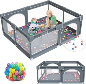Large Baby Playpen Kid Toddler Play Pen Safety Game Activity Center Fence Yard - Picture 1 of 7