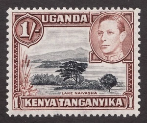 1949 Kenya Uganda Tanganyika Sc #80a (Pf 13x12½) KGVI Lake Naivasha - MH Cv$12 - Picture 1 of 1
