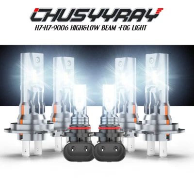 6x Faro LED Alto/Bajo + Bombillas antiniebla 6000K para Mercedes-Benz SL500 2003-2006 Foto 1 de 4