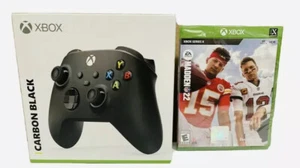 Xbox Series X/S Controller - Carbon Black + Madden 22 Series X Edition Bundle - Picture 1 of 2