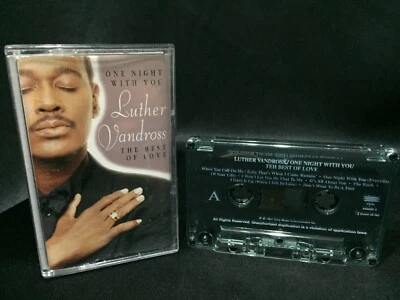 Luther Vandross The Best of Love One Night with You Cassette Tape (Epic 1997) - Image 1 of 3