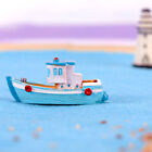 Boat Yacht Mediterranean Sea Model Figurine Aquarium Ornament Craft Decor Hom $d
