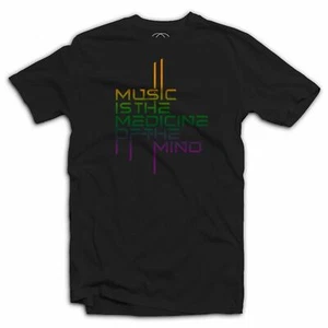Music is the Medicine of the Mind T Shirt - Acid House Music Rave EDM - Picture 1 of 4