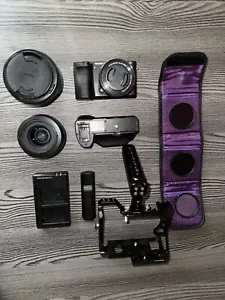Sony a6500 w/ Kit lens (16-50mm), Sigma 30mm, Sigma 16mm and more! - Picture 1 of 1