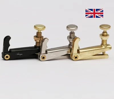 Violin String Fine Tune Adjuster Gold, Silver or Black (multi-listing) Tuner