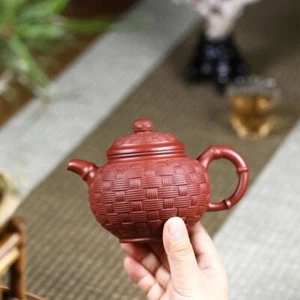 Original Ore Real Yixing Zisha Dahongpao Clay Tea Pot Marked China Handmade Pot - Picture 1 of 4