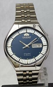 #For Sale Orient Blue Dial 21 Jew Automatic Wrist Watch Japan Made