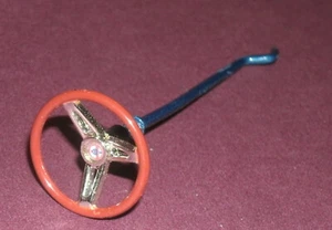 1/18 Scale 1965 Shelby Cobra Steering Wheel & Column (3") Ertl Car Model Part - Picture 1 of 5