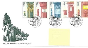 GB - FIRST DAY COVER - FDC - COMMEMS -2002- POST BOXES - PILLAR TO POST - Pmk TH - Picture 1 of 1