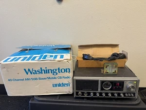 Uniden Washington 40-Channel AM/SSB CB Base Station Radio w/ Microphone - Picture 1 of 19