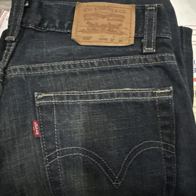 NUEVO Jeans Levis Jóvenes Niños 14 Regular 27x27 Azul 505 Pierna Recta Elastizados Denim Foto 1 de 4