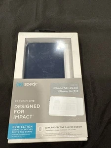 Speck Presidio Lite Blue Case for Apple iPhone SE (3rd/2nd Gen)/iPhone 6s/7/8 - Picture 1 of 4