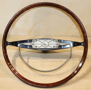 Volante de madera Jaguar Serie I, XJ6 volante madera de raíz, coche clásico D 40,5 cm - Imagen 1 de 11