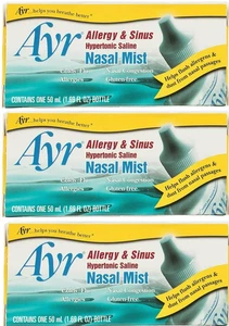 3 Pack Ayr Allergy And Sinus Nasal Mist 1.69 fl oz - Picture 1 of 1