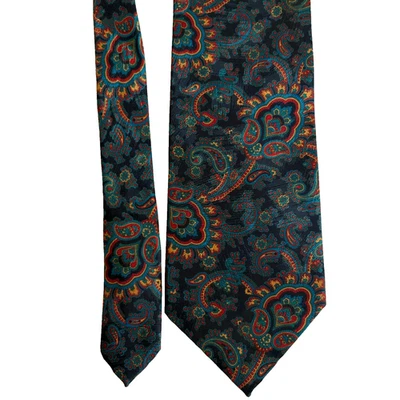 Галстук Hathaway цветной пейсли полиэстер карьера - Изображение 1 из 4